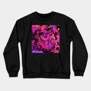 Glitchy Tie Dye Crewneck Sweatshirt